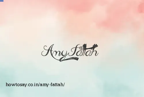 Amy Fattah