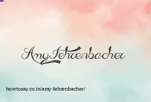 Amy Fehrenbacher