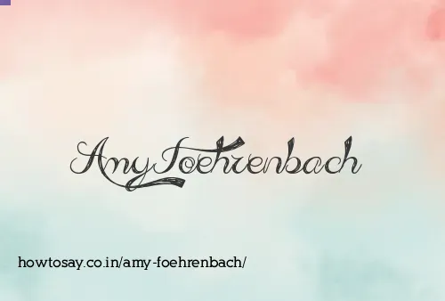 Amy Foehrenbach