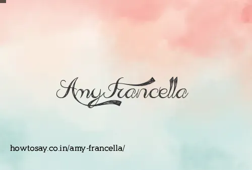 Amy Francella