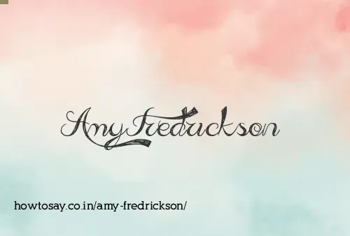 Amy Fredrickson
