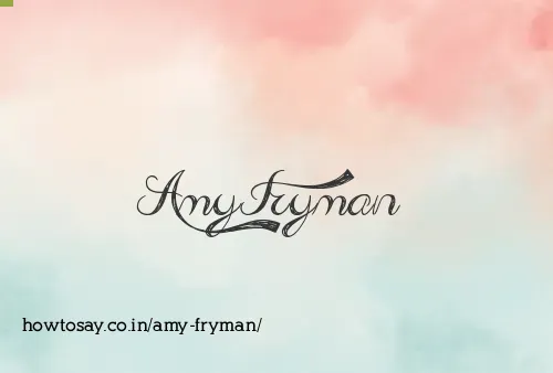 Amy Fryman