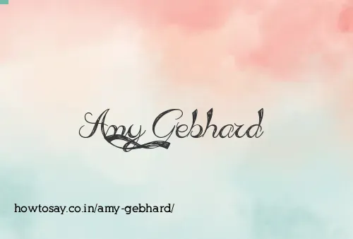 Amy Gebhard