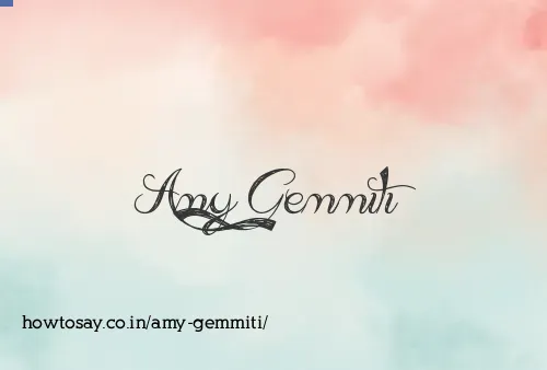 Amy Gemmiti