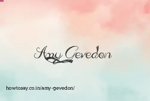 Amy Gevedon