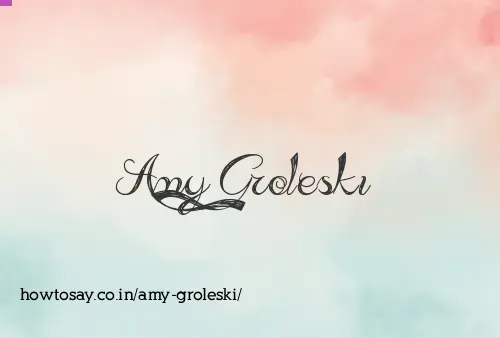 Amy Groleski