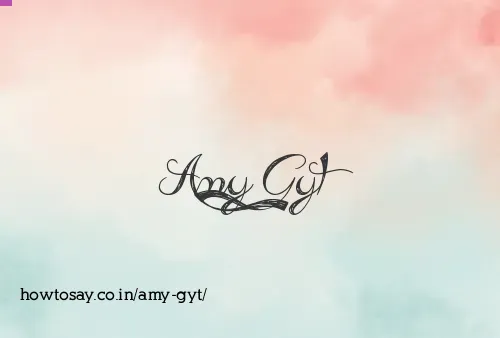 Amy Gyt