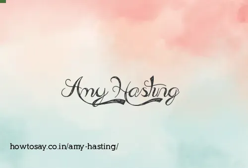 Amy Hasting