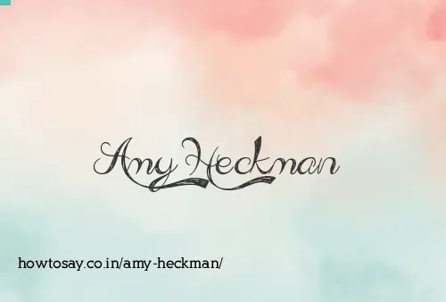 Amy Heckman