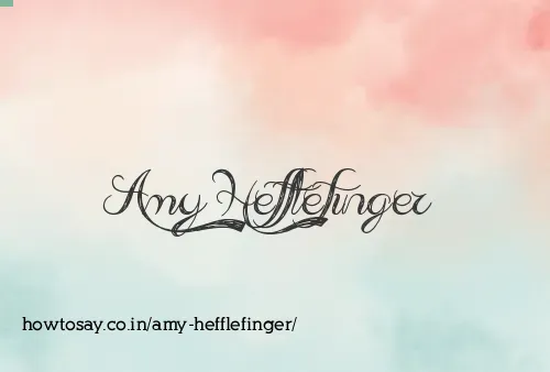 Amy Hefflefinger