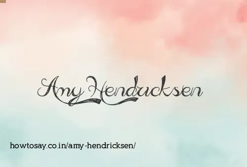 Amy Hendricksen