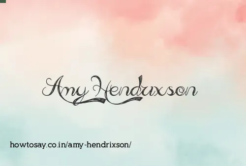 Amy Hendrixson