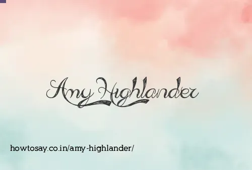 Amy Highlander