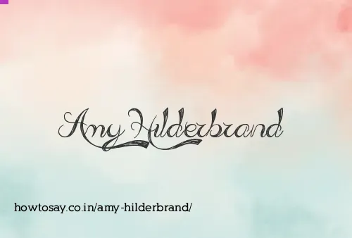 Amy Hilderbrand