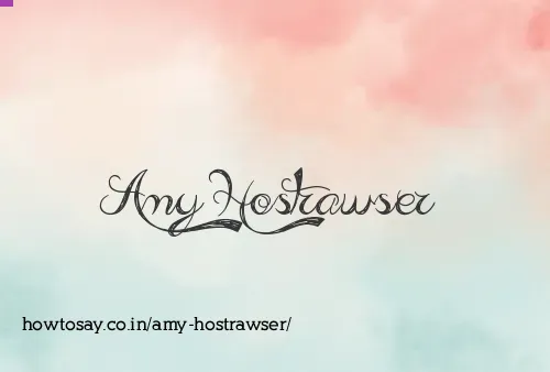 Amy Hostrawser