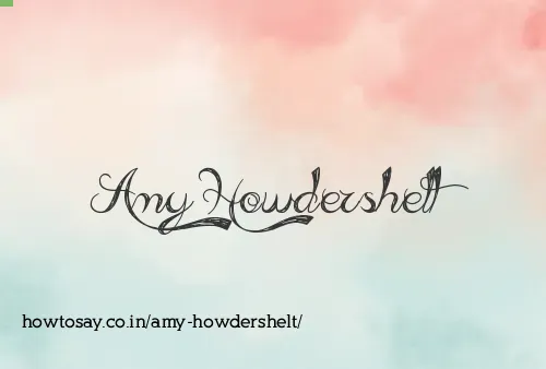 Amy Howdershelt