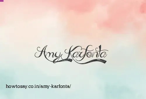 Amy Karfonta