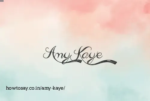 Amy Kaye