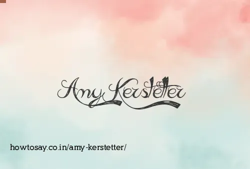 Amy Kerstetter