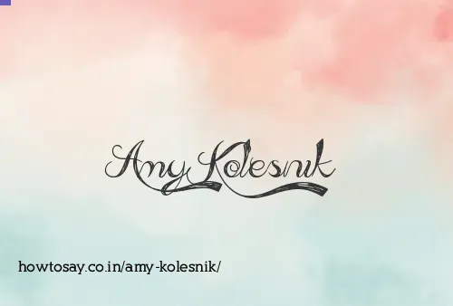 Amy Kolesnik