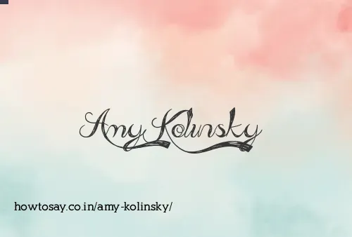 Amy Kolinsky