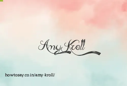 Amy Kroll