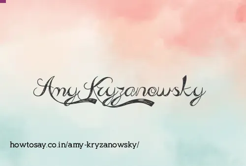 Amy Kryzanowsky