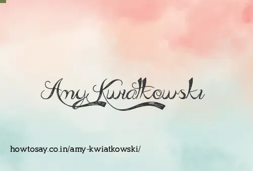 Amy Kwiatkowski