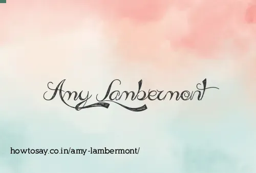 Amy Lambermont