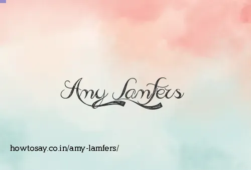 Amy Lamfers