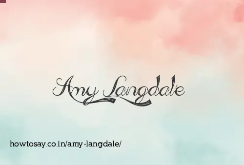 Amy Langdale