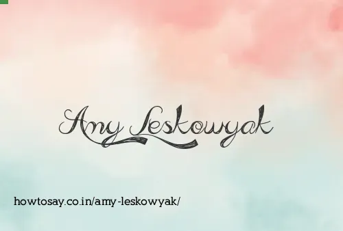Amy Leskowyak