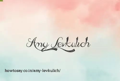 Amy Levkulich