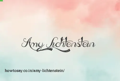 Amy Lichtenstein