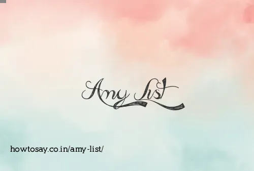 Amy List