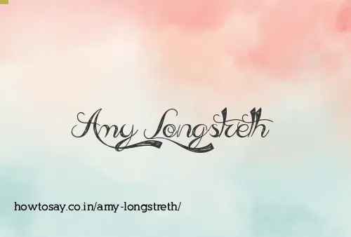 Amy Longstreth