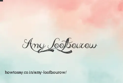 Amy Loofbourow