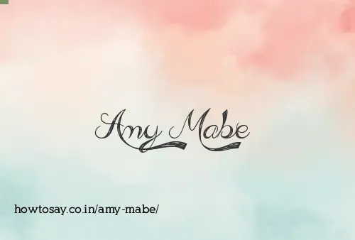 Amy Mabe