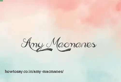 Amy Macmanes
