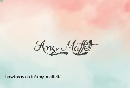 Amy Maffett