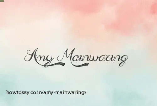 Amy Mainwaring