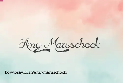 Amy Maruschock