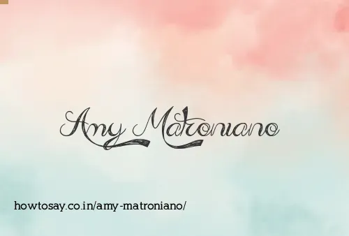 Amy Matroniano