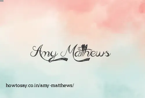 Amy Matthews