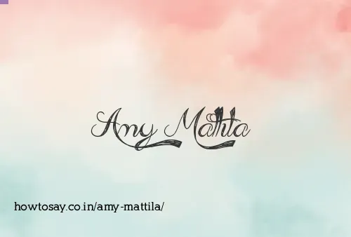 Amy Mattila