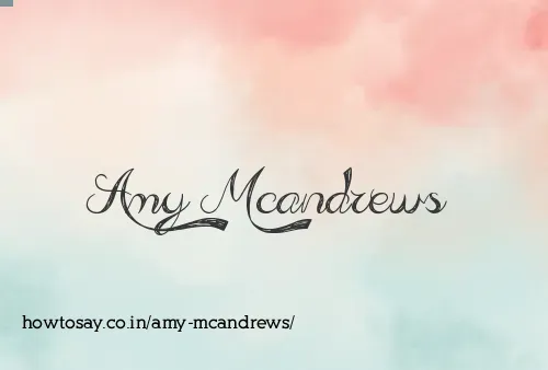 Amy Mcandrews