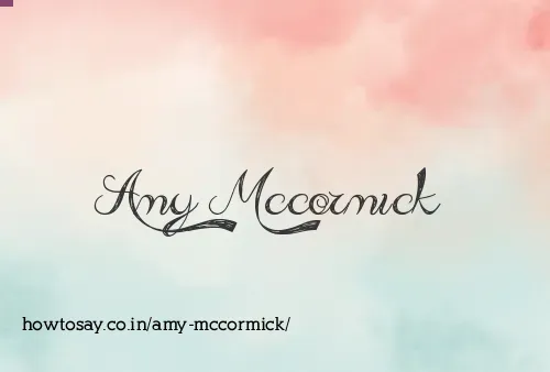 Amy Mccormick