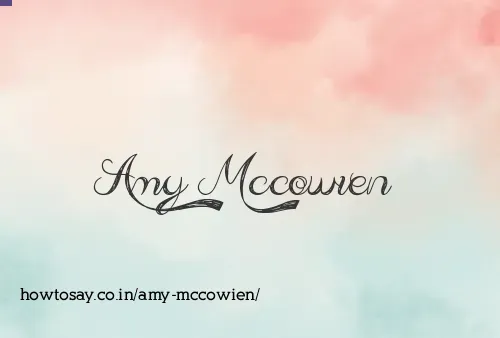 Amy Mccowien