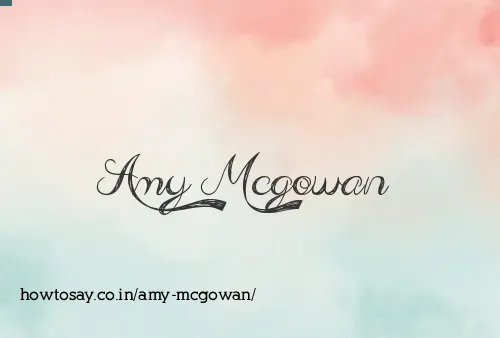 Amy Mcgowan