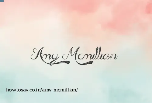 Amy Mcmillian